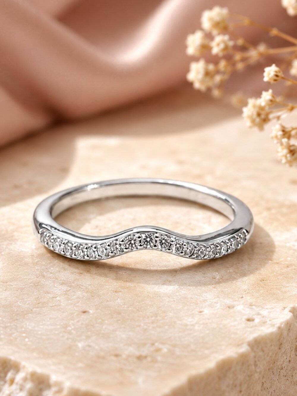 Wave Spark Ring
